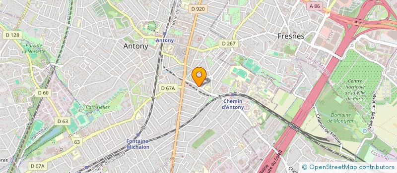 localisation de l'entreprise MONSIEUR BERTRAND MASSELIN à ANTONY