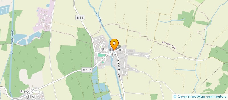 localisation de l'entreprise MONSIEUR BERTRAND MATHIEU  REMILLY-SUR-TILLE