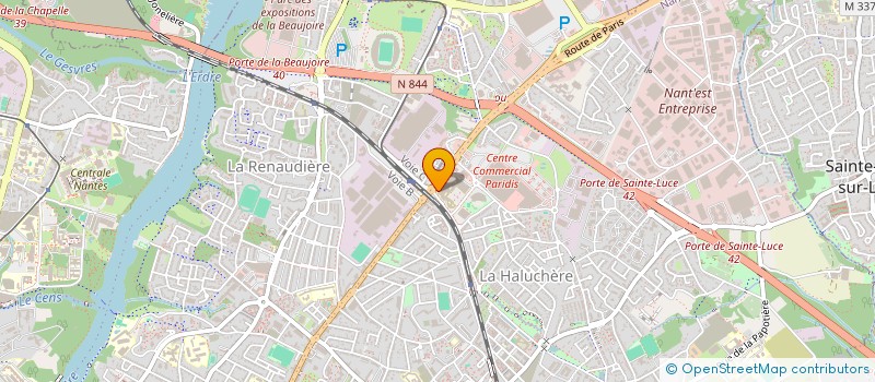 localisation de l'entreprise MONSIEUR BERTRAND MAUBRAS  NANTES