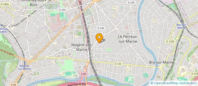 localisation de l'entreprise MONSIEUR BERTRAND MAURY  LE PERREUX-SUR-MARNE