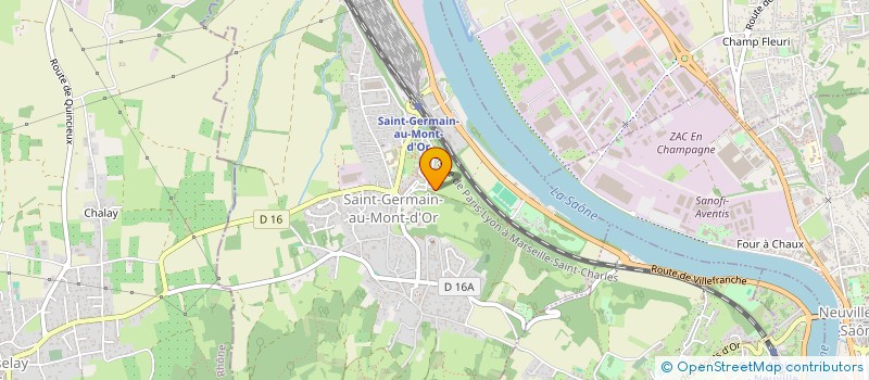 localisation de l'entreprise MONSIEUR BERTRAND MAZILLY  SAINT-GERMAIN-AU-MONT-D'OR