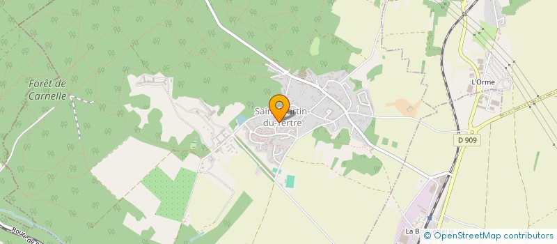 localisation de l'entreprise MONSIEUR BERTRAND MBUMBU  SAINT-MARTIN-DU-TERTRE