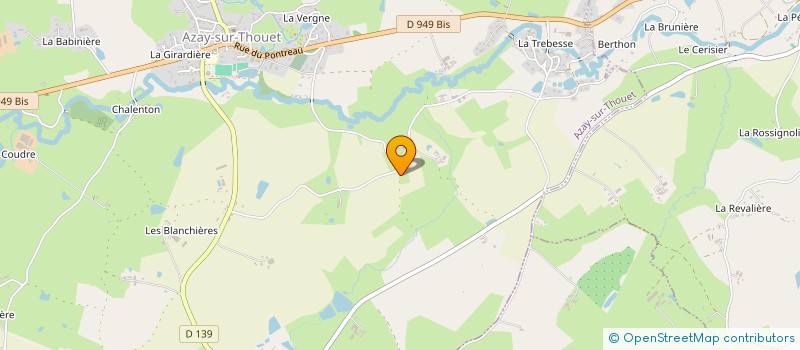 localisation de l'entreprise MONSIEUR BERTRAND MENARD  LE RETAIL