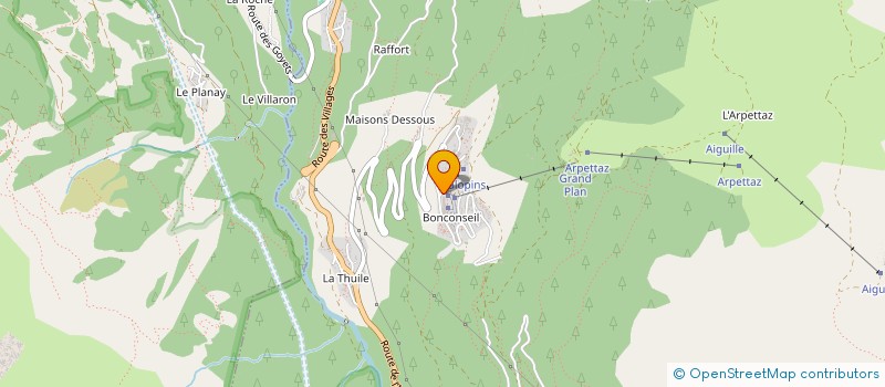 localisation de l'entreprise MONSIEUR BERTRAND MERCIER  SAINTE-FOY-TARENTAISE