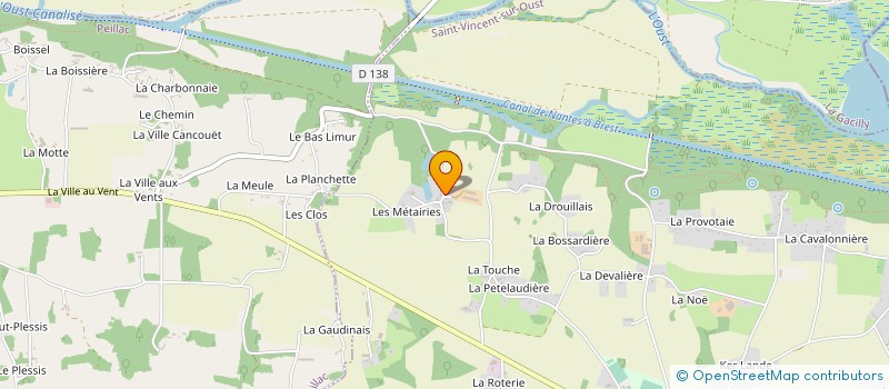 localisation de l'entreprise MONSIEUR BERTRAND METAYER à SAINT-VINCENT-SUR-OUST