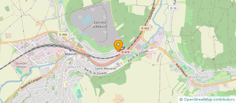 localisation de l'entreprise MONSIEUR BERTRAND MEYER  ALTKIRCH