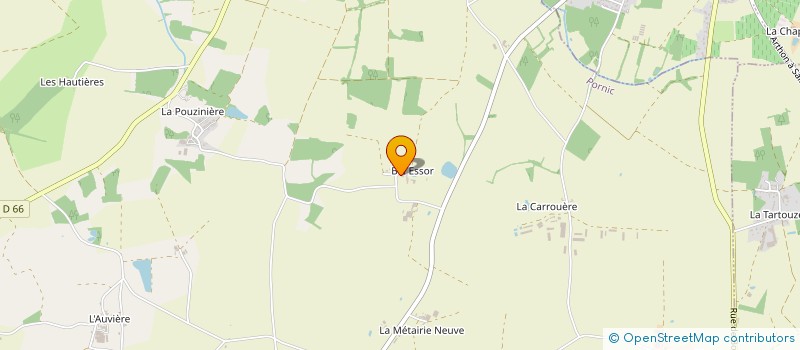 localisation de l'entreprise MONSIEUR BERTRAND MICHEL  PORNIC