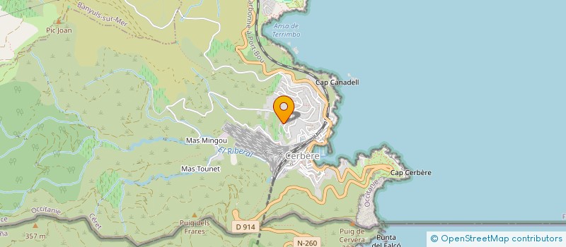 localisation de l'entreprise MONSIEUR BERTRAND MICHEL à CERBERE