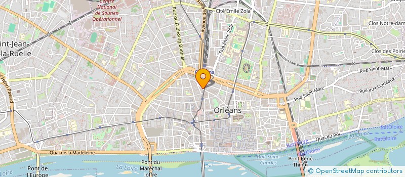 localisation de l'entreprise MONSIEUR BERTRAND MICHEL  ORLEANS