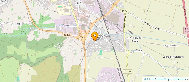 localisation de l'entreprise MONSIEUR BERTRAND MIGNARD  MENETROL