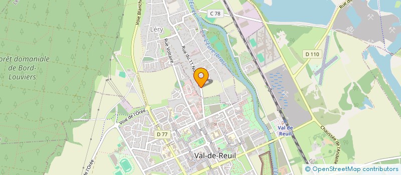 localisation de l'entreprise MONSIEUR BERTRAND MIGOT  LERY