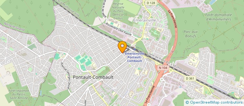 localisation de l'entreprise MONSIEUR BERTRAND MIRAT à PONTAULT-COMBAULT