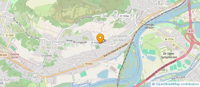 localisation de l'entreprise MONSIEUR BERTRAND MOHR  LONGEVILLE-LES-METZ