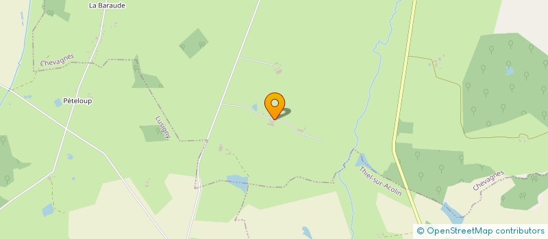 localisation de l'entreprise MONSIEUR BERTRAND MONTAGNE  CHEVAGNES