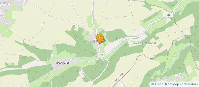 localisation de l'entreprise MONSIEUR BERTRAND MORAUX  EQUENNES-ERAMECOURT