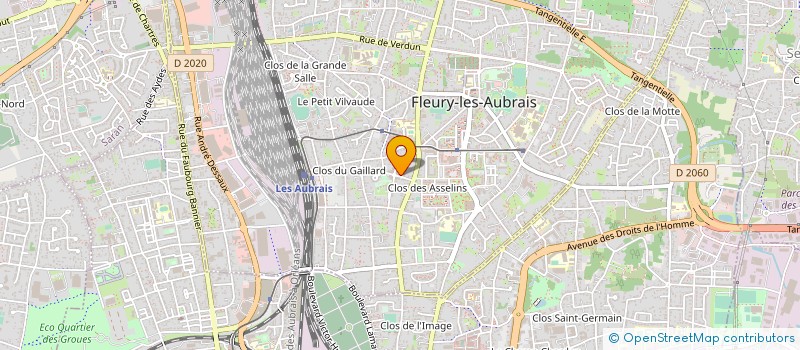 localisation de l'entreprise MONSIEUR BERTRAND MOREAU à FLEURY LES AUBRAIS