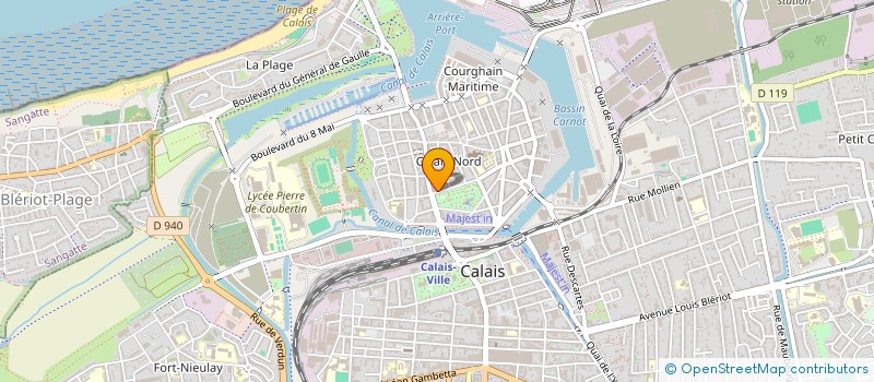 localisation de l'entreprise MONSIEUR BERTRAND MOREL  CALAIS