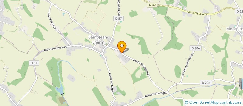 localisation de l'entreprise MONSIEUR BERTRAND MOREL  MONTJOIRE