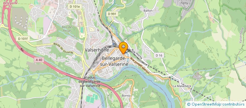 localisation de l'entreprise MONSIEUR BERTRAND MOREL  VALSERHONE