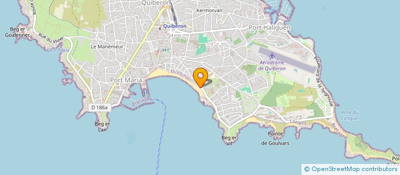 localisation de l'entreprise MONSIEUR BERTRAND MORIN à QUIBERON
