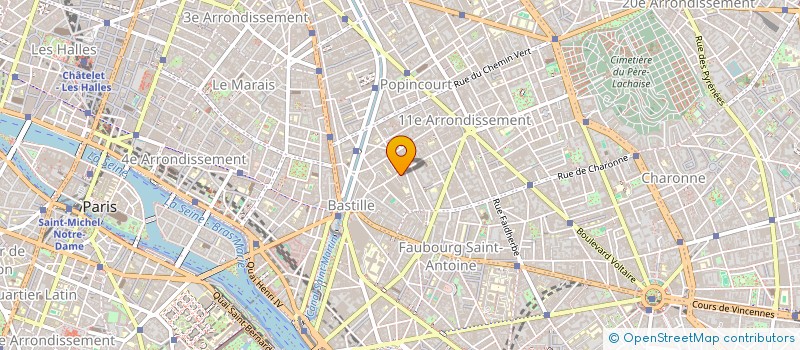 localisation de l'entreprise MONSIEUR BERTRAND MOUGENOT  PARIS