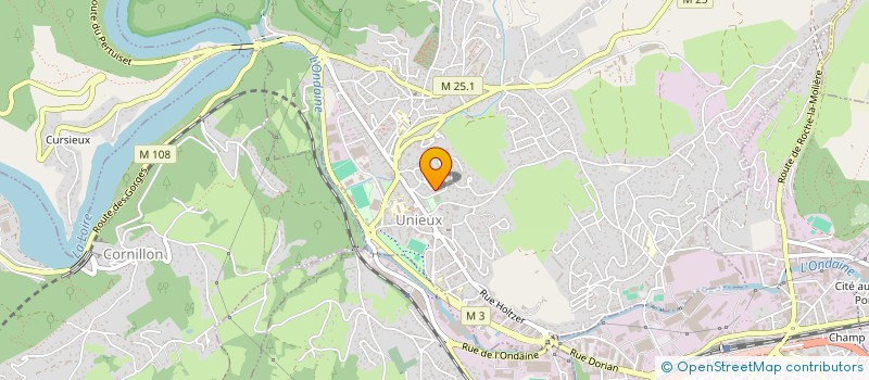 localisation de l'entreprise MONSIEUR BERTRAND MOULIN  UNIEUX