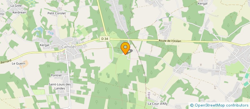 localisation de l'entreprise MONSIEUR BERTRAND MOUREAUX  SAINT-DOLAY