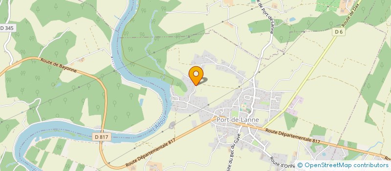 localisation de l'entreprise MONSIEUR BERTRAND MUGABURE  PORT-DE-LANNE