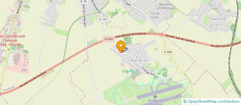 localisation de l'entreprise MONSIEUR BERTRAND NICOLAS  NIERGNIES