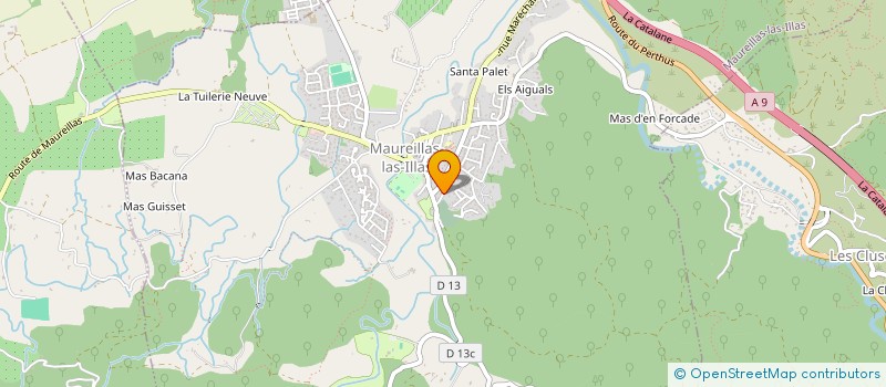 localisation de l'entreprise MONSIEUR BERTRAND NOTRE-DAME à MAUREILLAS-LAS-ILLAS