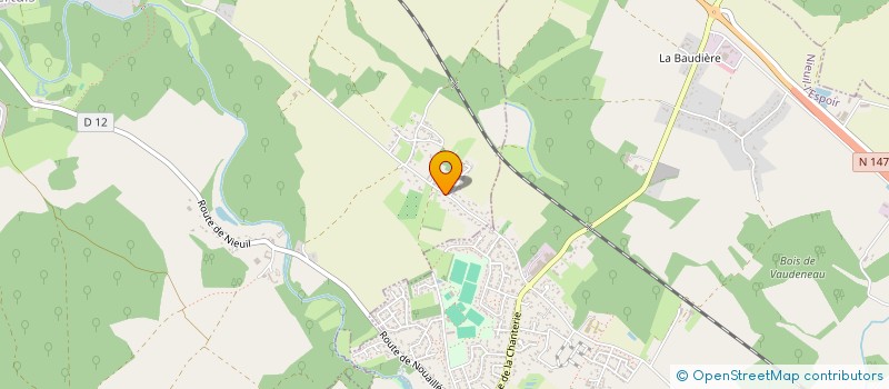 localisation de l'entreprise MONSIEUR BERTRAND NOUHAUD  NOUAILLE-MAUPERTUIS