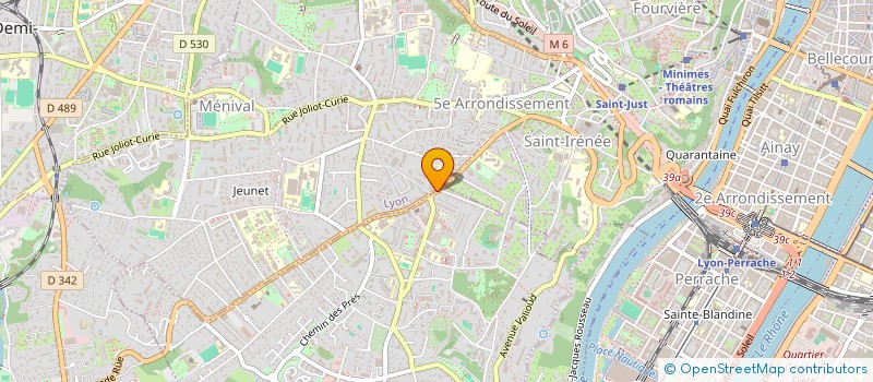 localisation de l'entreprise MONSIEUR BERTRAND OLLAGNON  LYON