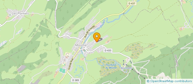 localisation de l'entreprise MONSIEUR BERTRAND PAGNIER  CHAPELLE DES BOIS