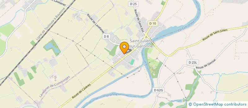 localisation de l'entreprise MONSIEUR BERTRAND PAILLER  SAINT-JULIEN-SUR-GARONNE