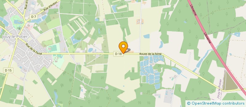 localisation de l'entreprise MONSIEUR BERTRAND PAJON à JOUY-LE-POTIER