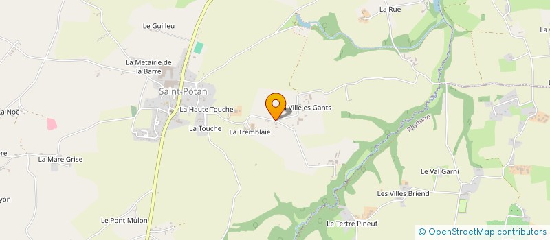 localisation de l'entreprise MONSIEUR BERTRAND PANSART à SAINT-POTAN