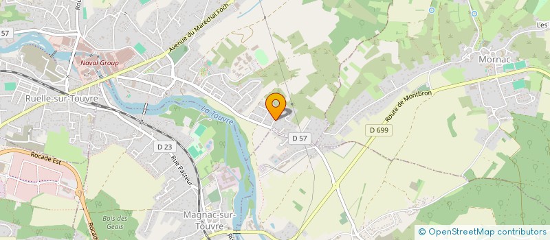 localisation de l'entreprise MONSIEUR BERTRAND PARIS  RUELLE-SUR-TOUVRE