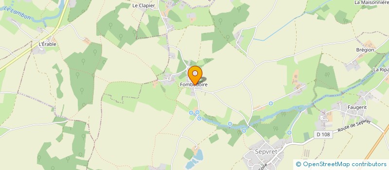 localisation de l'entreprise MONSIEUR BERTRAND PARISOT  SEPVRET