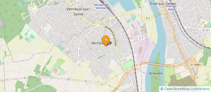 localisation de l'entreprise MONSIEUR BERTRAND PASCUAL à VERNOUILLET
