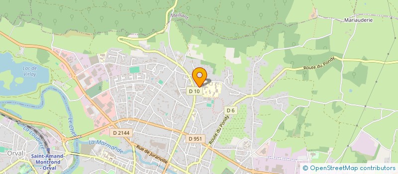 localisation de l'entreprise MONSIEUR BERTRAND PATRY  SAINT-AMAND-MONTROND