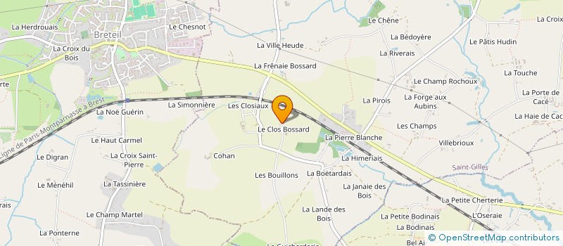 localisation de l'entreprise MONSIEUR BERTRAND PAVIOT à SAINT-GILLES