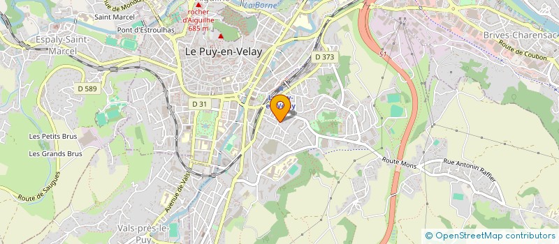 localisation de l'entreprise MONSIEUR BERTRAND PEGON  LE PUY-EN-VELAY