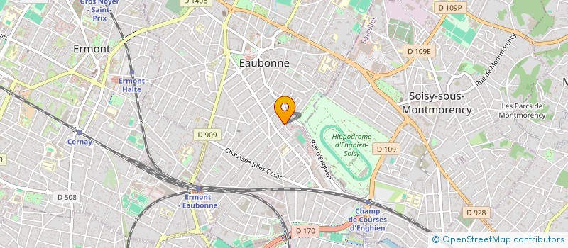 localisation de l'entreprise MONSIEUR BERTRAND PELLIET à EAUBONNE