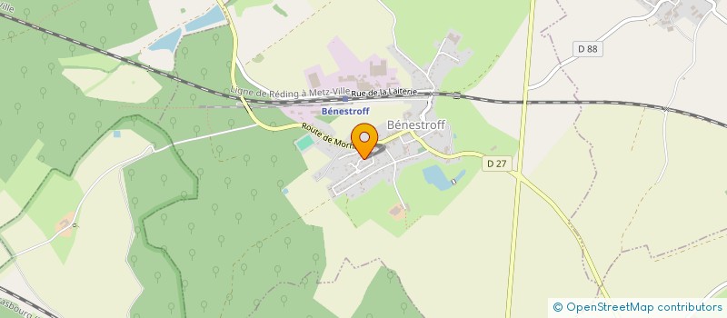 localisation de l'entreprise MONSIEUR BERTRAND PELZER  BENESTROFF