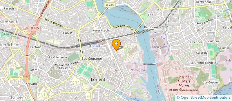 localisation de l'entreprise MONSIEUR BERTRAND PENET à LORIENT