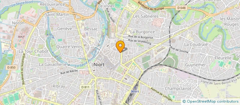 localisation de l'entreprise MONSIEUR BERTRAND PEREZ à NIORT