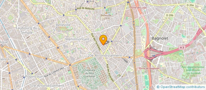 localisation de l'entreprise MONSIEUR BERTRAND PERRIN  PARIS