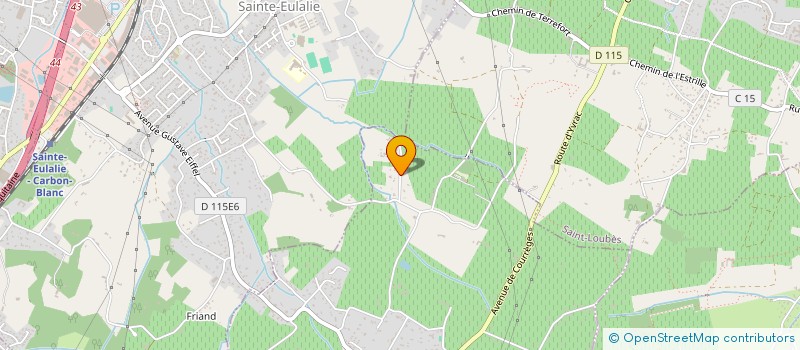 localisation de l'entreprise MONSIEUR BERTRAND PESTOURY  YVRAC