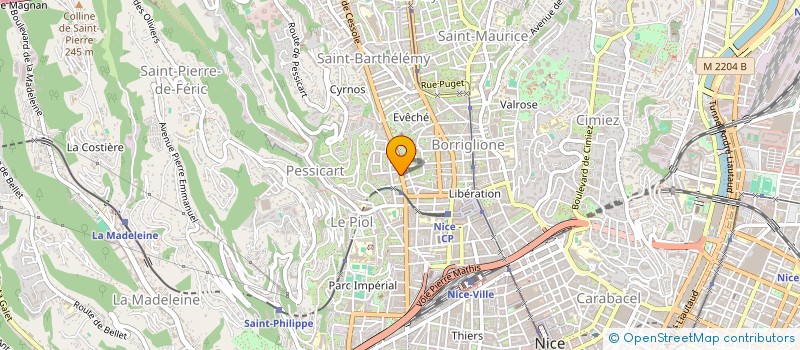 localisation de l'entreprise MONSIEUR BERTRAND PETRUCCI à NICE
