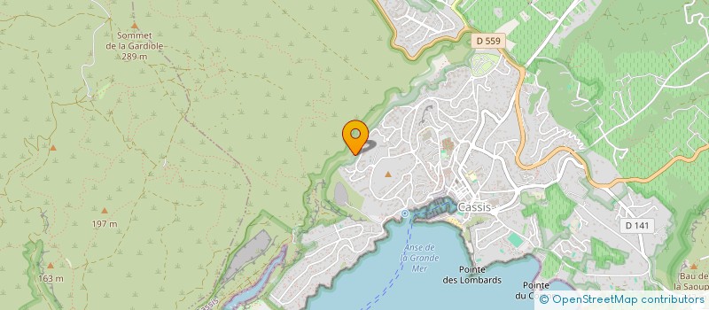 localisation de l'entreprise MONSIEUR BERTRAND PEUCHOT  CASSIS